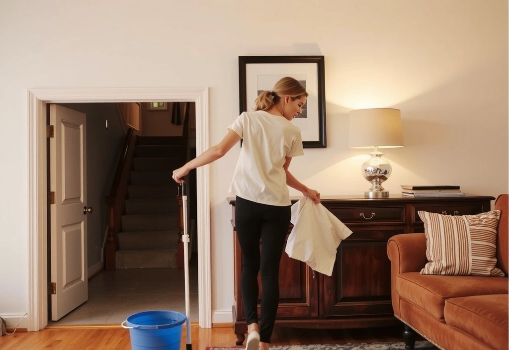 Ilustrace pravidelného úklidu