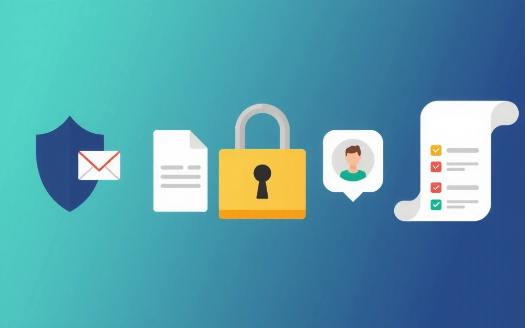 Ilustrace zabezpečení dat a soukromí