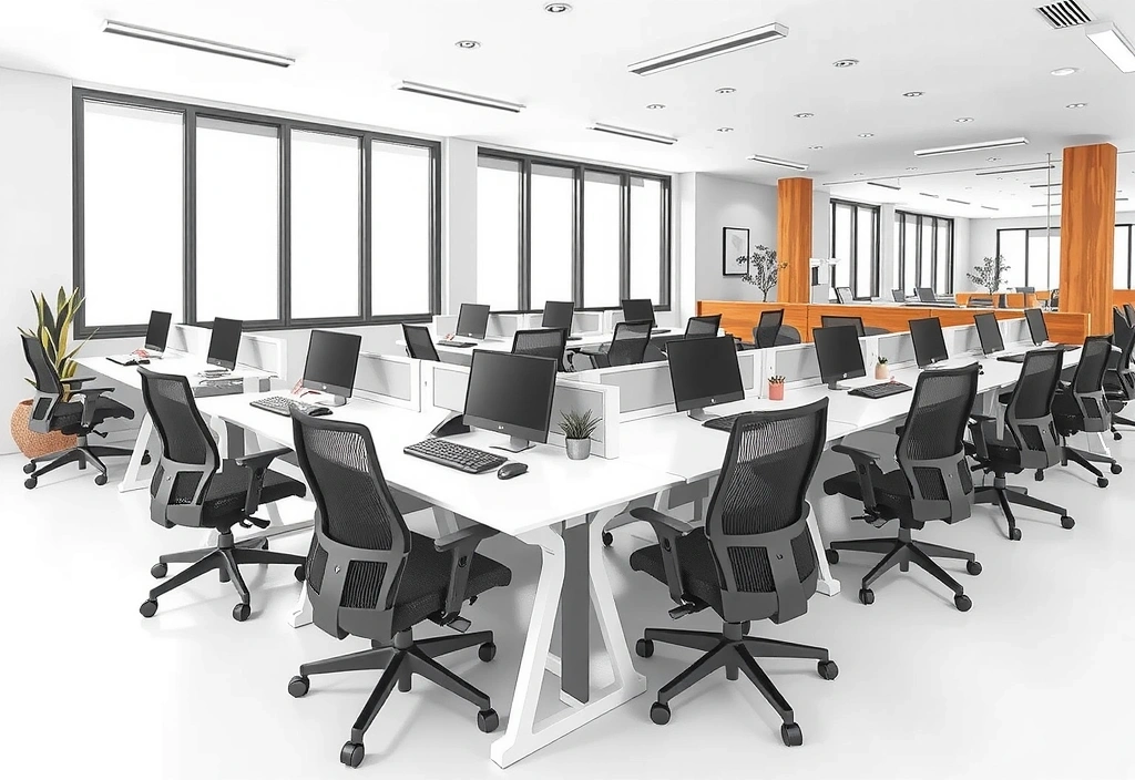 Čistá a moderní kancelář