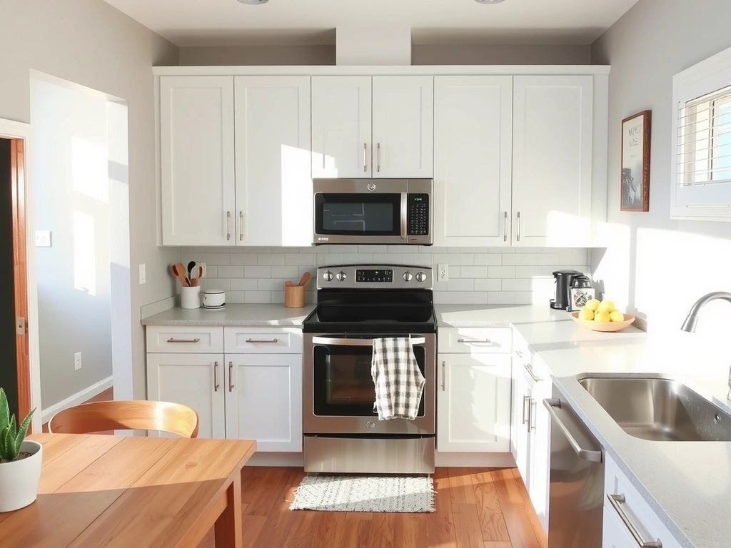 Čistá kuchyně po úklidu